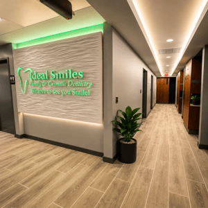 Ideal Smiles Dentistry Reception Area